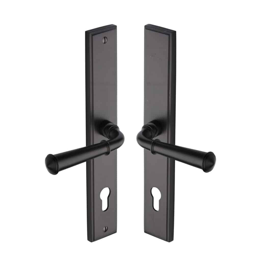 Project Hardware Door Handle for Bathroom Luca Design Satin Chrome Finish 1