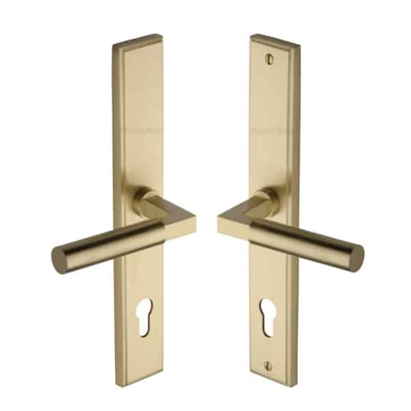 Project Hardware Door Handle Lever Lock Milton Design Polished Chrome Finish 1