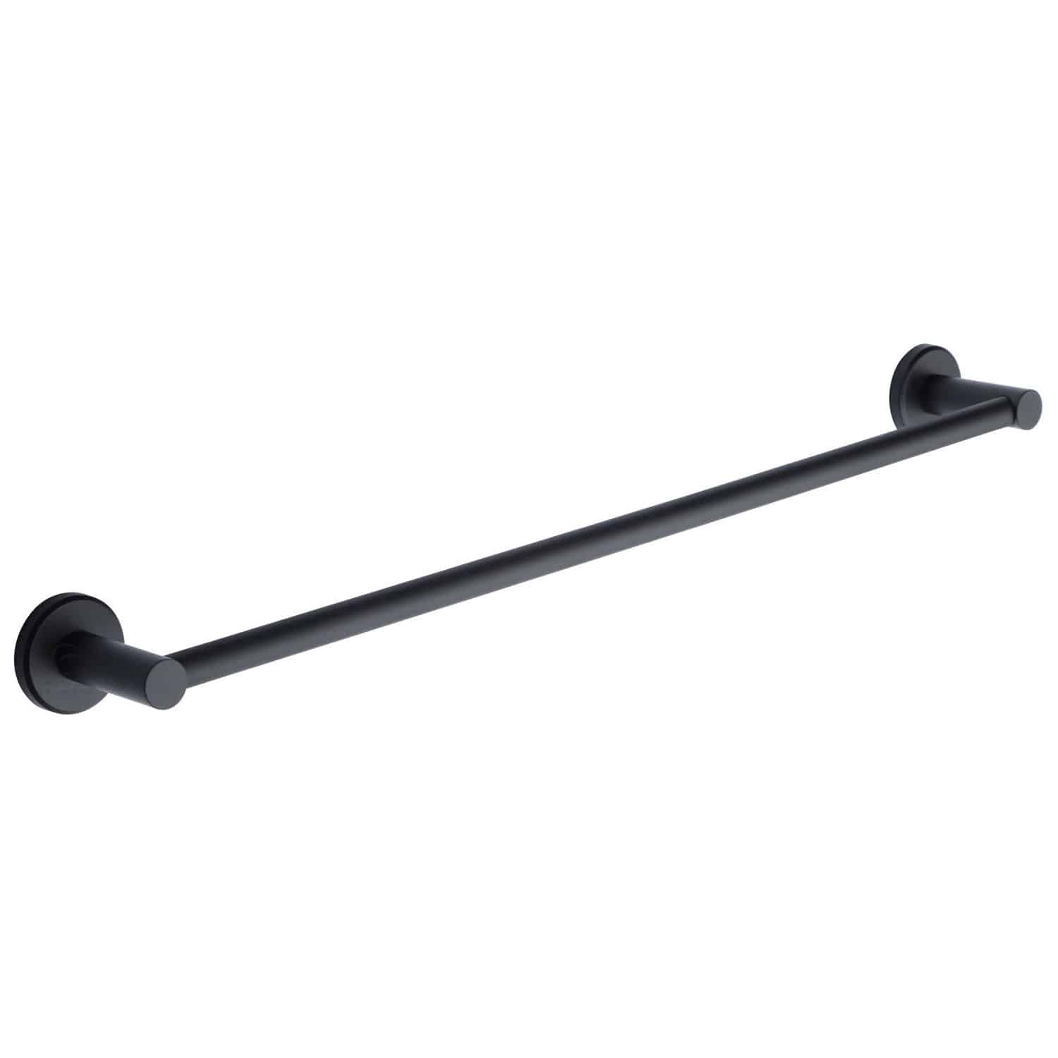 Single towel rail 60cm BLK finish |Handles At Heart