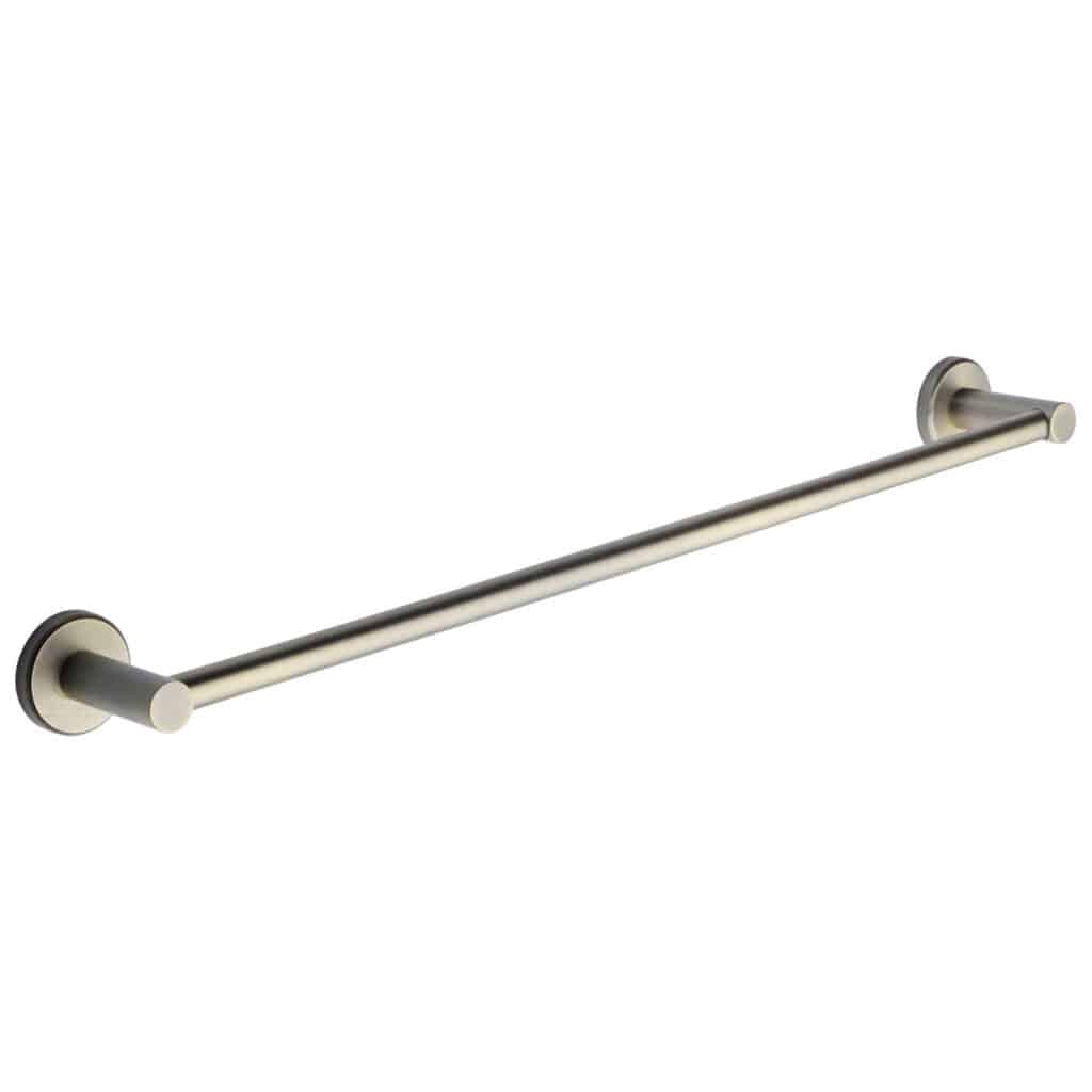 Alexander & Wilks - Brunel Knurled T-Bar Cupboard Handle - Satin Brass PVD - Centres 128mm 1