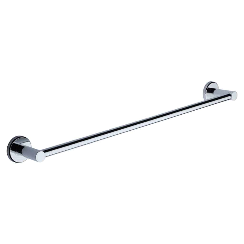 Alexander & Wilks - Brunel Knurled T-Bar Cupboard Handle - Satin Nickel - Centres 128mm 1