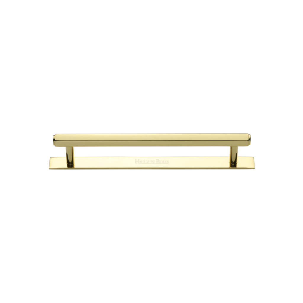 SLD Round Flush Pull Pair Polished Brass 1