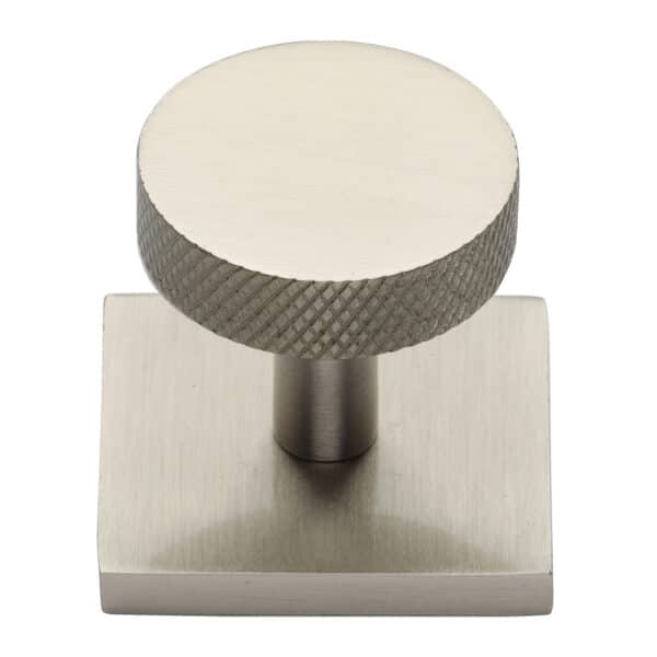 Classic Square Cabinet Knob Grey Silk Touch Finish 32mm 1