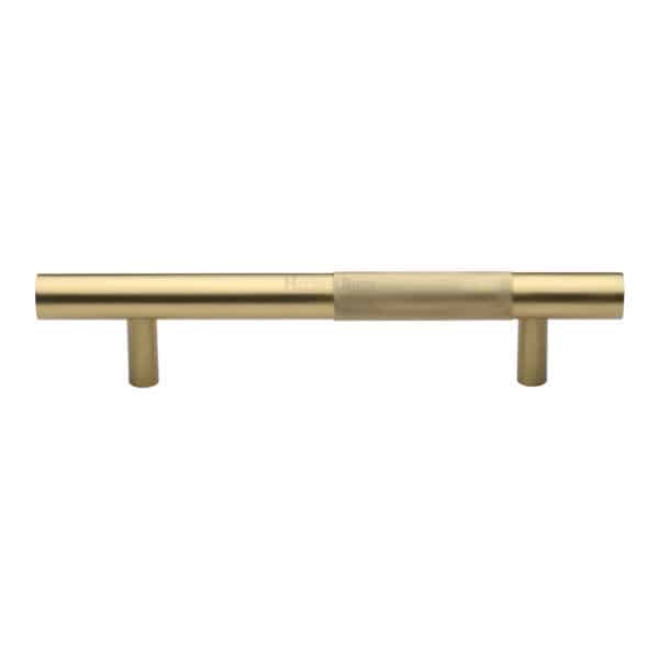 Heritage Brass Door Handle for Privacy Set Victoria Short Design Polished Brass Finish 1