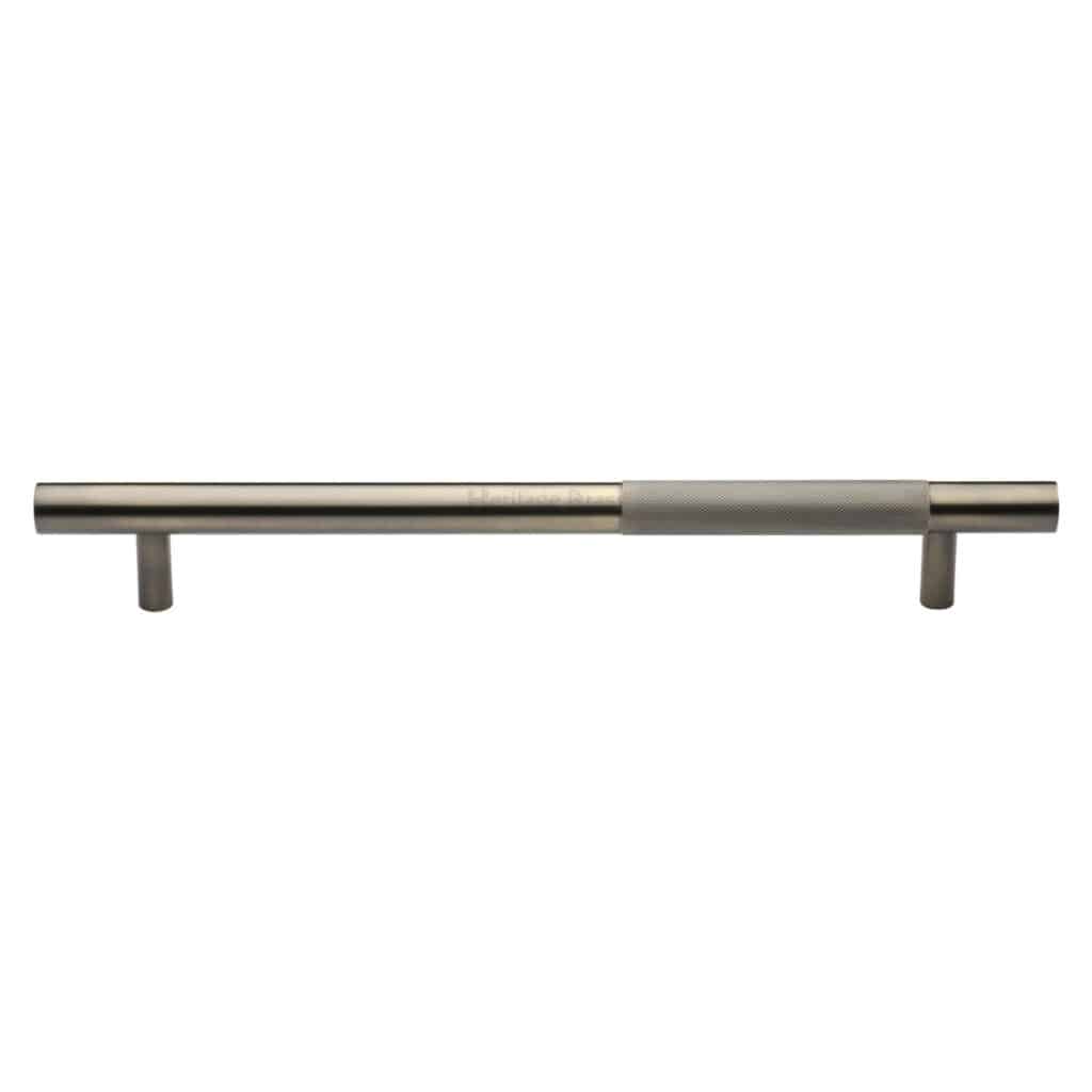 Heritage Brass Door Handle for Privacy Set Victoria Short Design Satin Chrome Finish 1