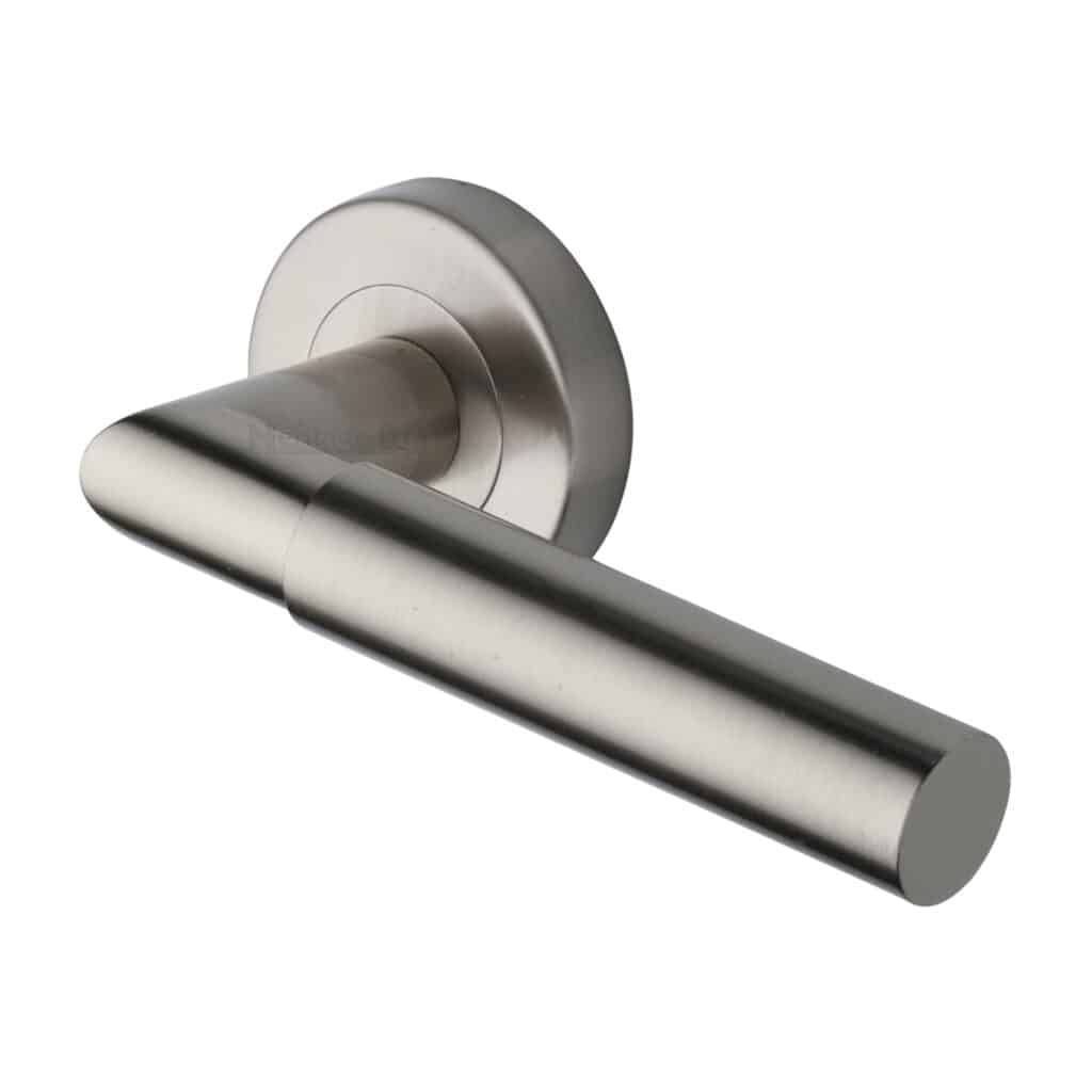 Heritage Brass Door Handle for Privacy Set Sophia Short Design Polished Brass Finish 1