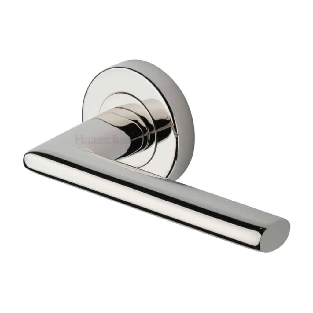 Heritage Brass Door Pull Handle Apollo Design 305mm Satin Chrome Finish 1