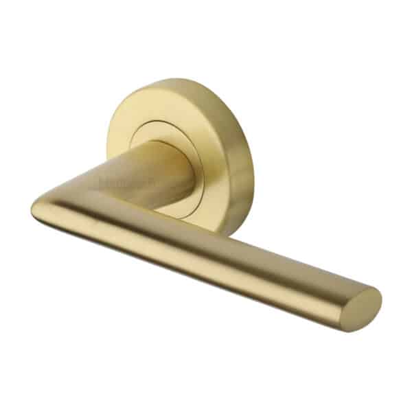 Heritage Brass Door Pull Handle Apollo Design 305mm Satin Nickel Finish 1