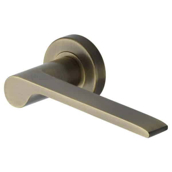 Heritage Brass Euro Profile Cylinder Escutcheon Antique Brass finish 1