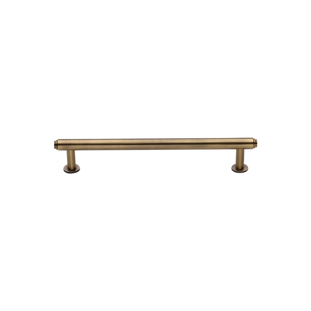 Heritage Brass Door Handle for Euro Profile Plate Gloucester Design Polished Brass Finish 1