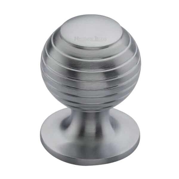 Heritage Brass Mortice Knob Westminster Design Polished Chrome Finish 1