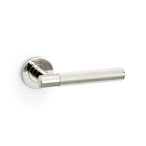 Alexander & Wilks - Lynd Hammered Cupboard Knob - Polished Chrome - 32mm 1