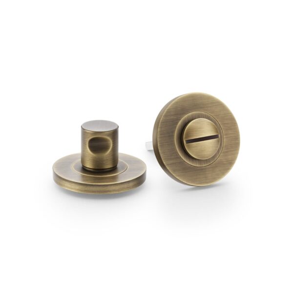 Alexander & Wilks - Circular Backplate - Burnished Brass - Diameter 40mm 1