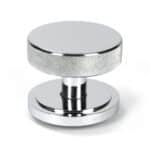 Polished Chrome Brompton Centre Door Knob (Art Deco) 1