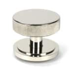 Polished Nickel Brompton Centre Door Knob (Art Deco) 1