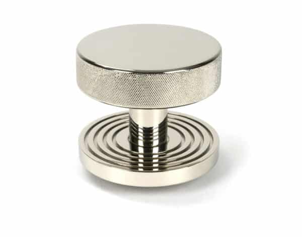 Polished Nickel Brompton Centre Door Knob (Beehive) 1