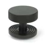Aged Bronze Brompton Centre Door Knob (Beehive) 1