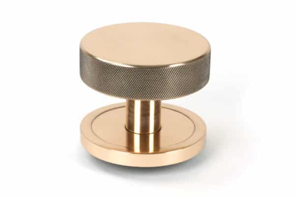 Polished Bronze Brompton Centre Door Knob (Plain) 1