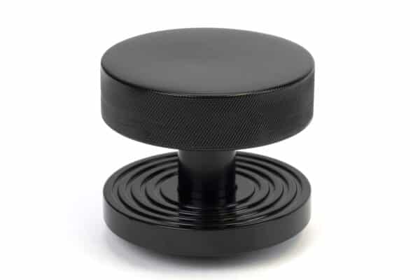 Black Brompton Centre Door Knob (Beehive) 1