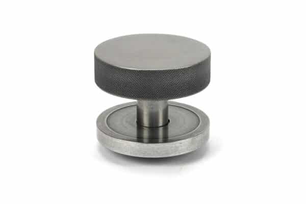 Pewter Brompton Centre Door Knob (Plain) 1