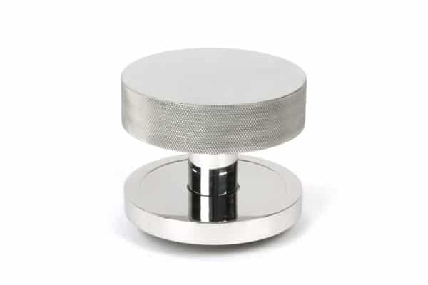 Polished Marine SS (316) Brompton Centre Door Knob (Plain) 1