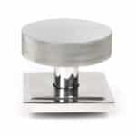 Polished Marine SS (316) Brompton Centre Door Knob (Square) 1