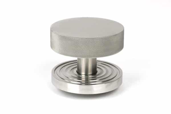 Satin Marine SS (316) Brompton Centre Door Knob (Beehive) 1