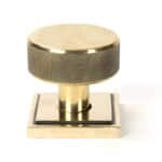 Aged Brass Brompton Mortice/Rim Knob Set (Square) 2