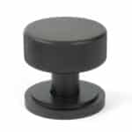 Aged Bronze Brompton Mortice/Rim Knob Set (Art Deco) 2