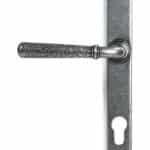 Pewter Hammered Newbury Slimline Espag. Lock Set 2