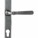 Pewter Hammered Newbury Slimline Espag. Lock Set 1