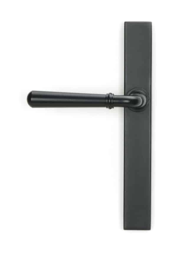 Matt Black Newbury Slimline Lever Espag. Latch Set 2