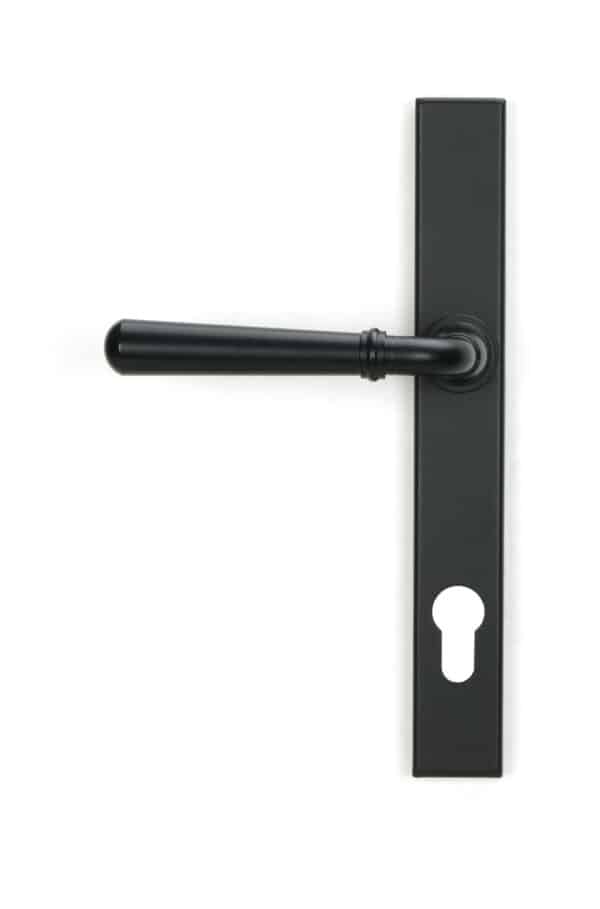 Matt Black Newbury Slimline Lever Espag. Lock Set 2