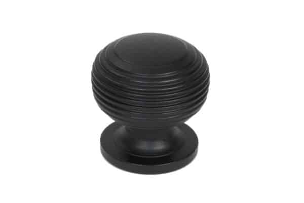 Matt Black Beehive Cabinet Knob 30mm 1