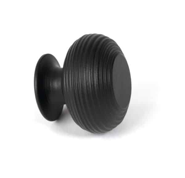 Matt Black Beehive Cabinet Knob 40mm 2