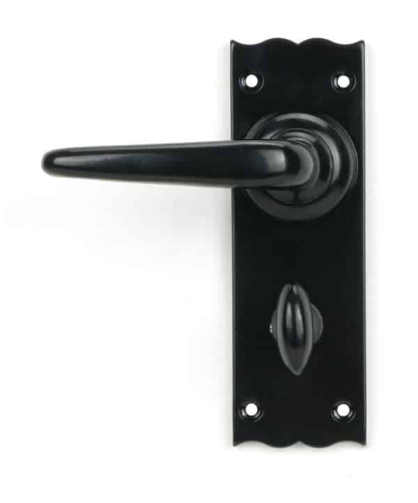 Black Oak Lever Bathroom Set 2