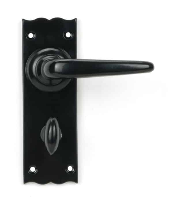 Black Oak Lever Bathroom Set 1