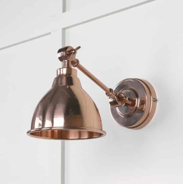 Smooth Copper Brindley Wall Light 2