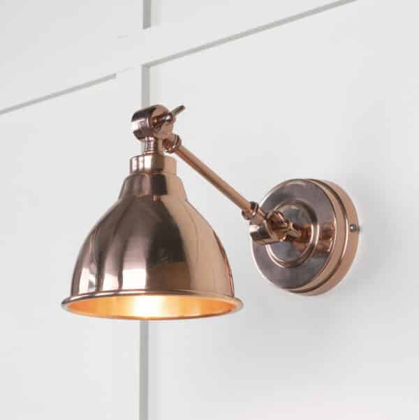 Smooth Copper Brindley Wall Light 1