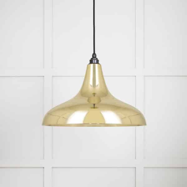 Smooth Brass Frankley Pendant 2