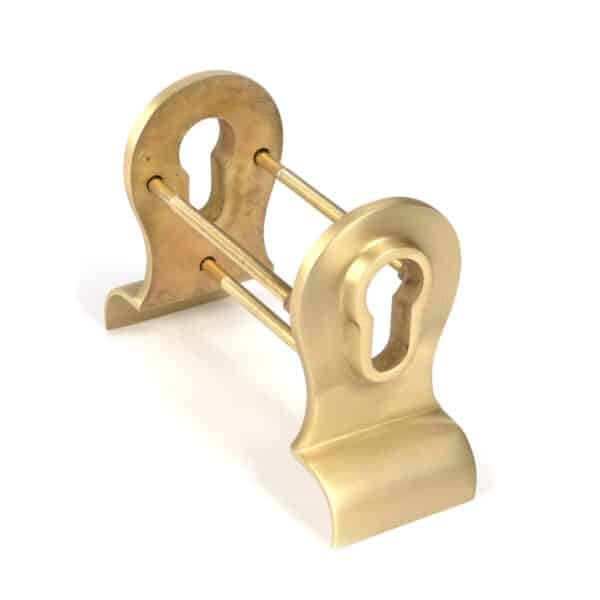 Satin Brass 50mm Euro Door Pull (Back to Back fixings) 1