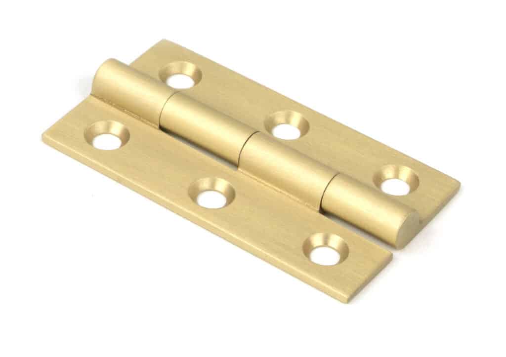 Satin Brass 2" Butt Hinge (pair) 1