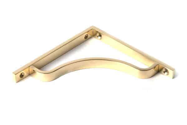 Polished Brass Abingdon Shelf Bracket (150mm x 150mm) 2