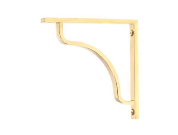 Polished Brass Abingdon Shelf Bracket (150mm x 150mm) 1