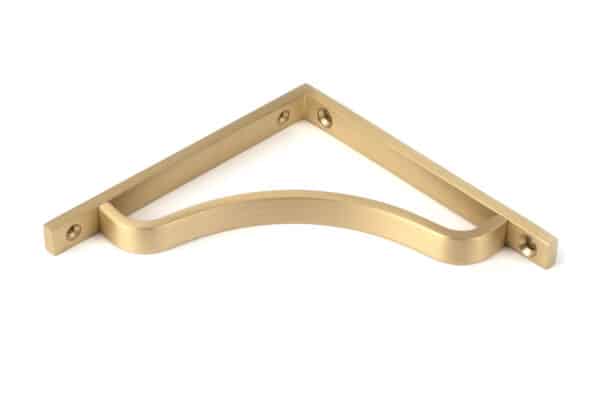 Satin Brass Abingdon Shelf Bracket (150mm x 150mm) 2