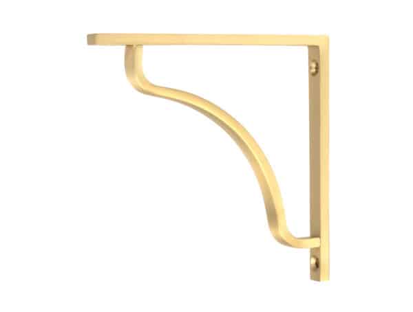 Satin Brass Abingdon Shelf Bracket (150mm x 150mm) 1