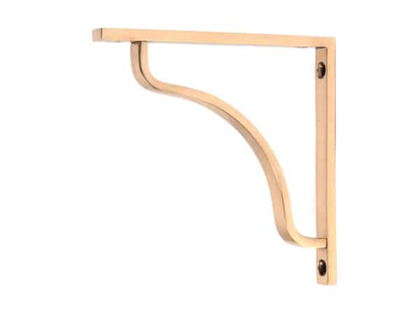 Polished Bronze Abingdon Shelf Bracket (150mm x 150mm) 1