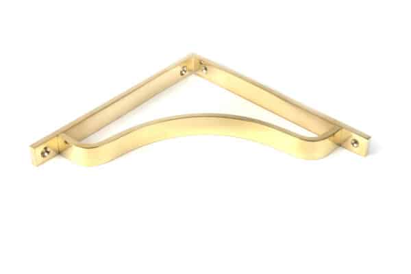 Polished Brass Abingdon Shelf Bracket (200mm x 200mm) 2