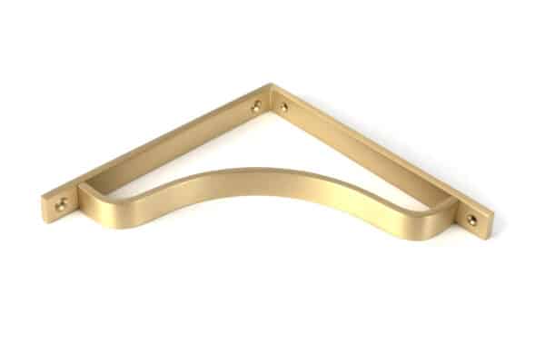 Satin Brass Abingdon Shelf Bracket (200mm x 200mm) 2