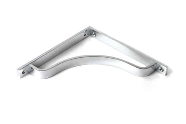 Polished Chrome Abingdon Shelf Bracket (200mm x 200mm) 2